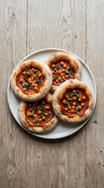 Bulk Baked Sourdough Pizza Crusts - cooking process