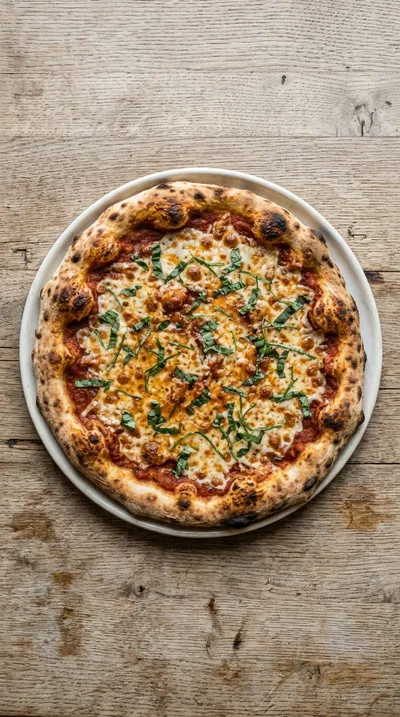 The Best Crispy Sourdough Pizza Dough - cooking process