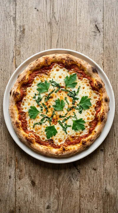 Quick Sourdough Discard Pizza Dough - cooking process