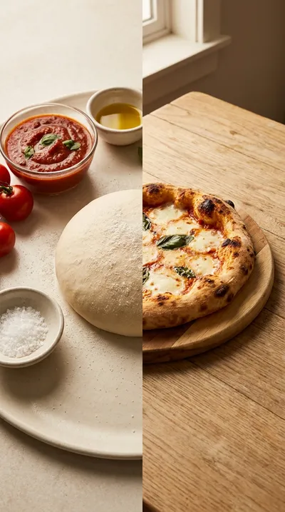 Quick Sourdough Pizza Dough Recipe - ready to serve