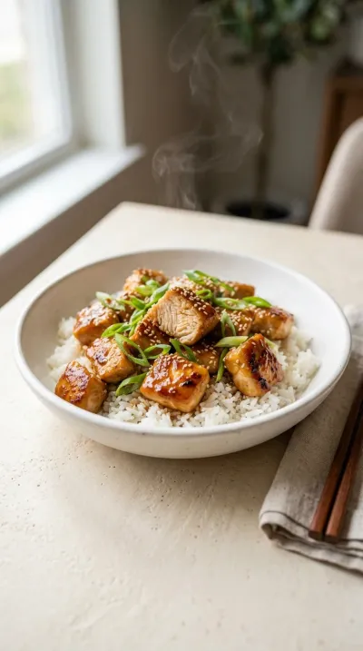 Sticky Sesame Chicken
