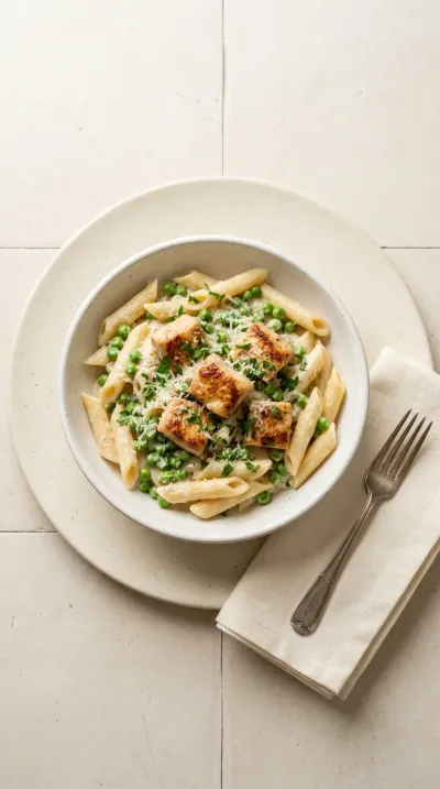 Creamy Garlic Parmesan One Pot Chicken Pasta