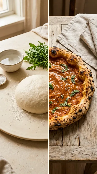 Sourdough Pizza Crust – Easy Homemade Recipe - ready to serve