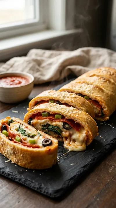 How to Make Stromboli – Easy Cheesy Roll