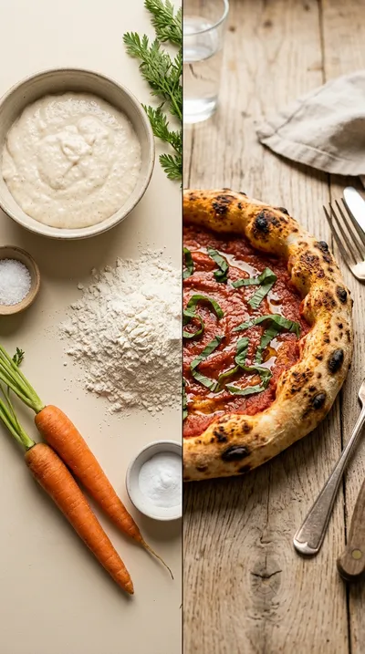 Sourdough Pizza Crust No Yeast - ready to serve