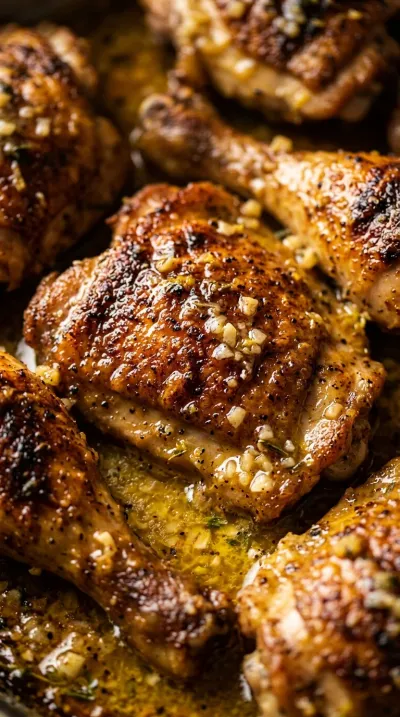 Oven Baked Chicken Thighs – Quick & Easy Recipe - ingredients preparation