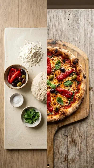 Quick & Easy Sourdough Discard Pizza Dough - ready to serve