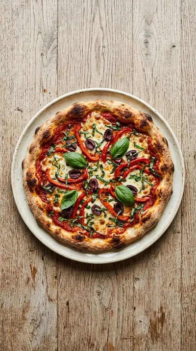 Quick & Easy Sourdough Discard Pizza Dough - cooking process