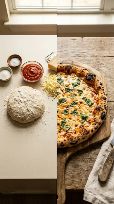 Sourdough Discard Pizza Dough - ready to serve
