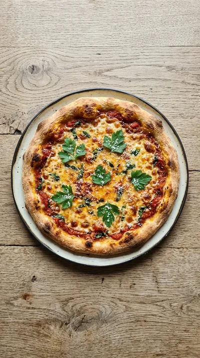 1 Hour Sourdough Discard Pizza Dough - cooking process
