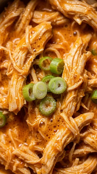 Slow Cooker Buffalo Chicken Dip - ingredients preparation