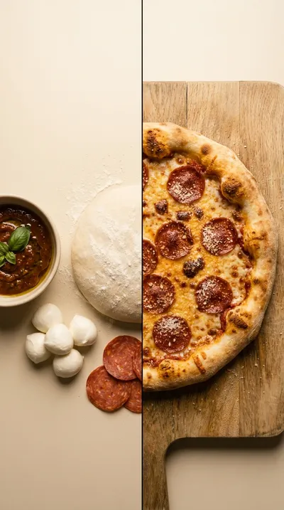 Quick Pizza Dough in 30 Minutes - ready to serve