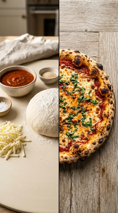 The Best Crispy Sourdough Pizza Dough - ready to serve