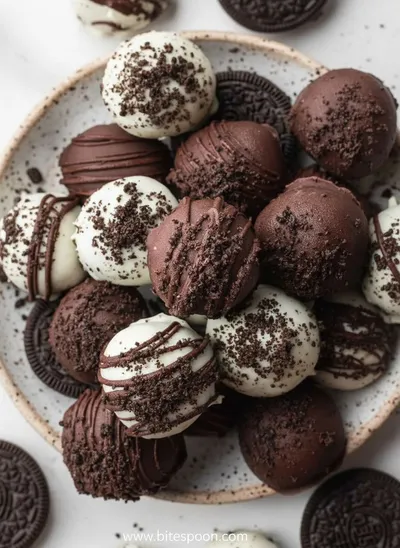 Oreo Balls Recipe - cooking process